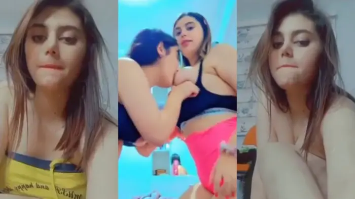 Desi Cute Tow Teen College Girl Having Fun HD